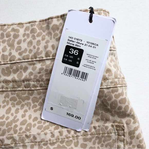 NWT Olsen Safari Allure Mona High Waisted Slim Straight Jeans Size 6 - Picture 5 of 10